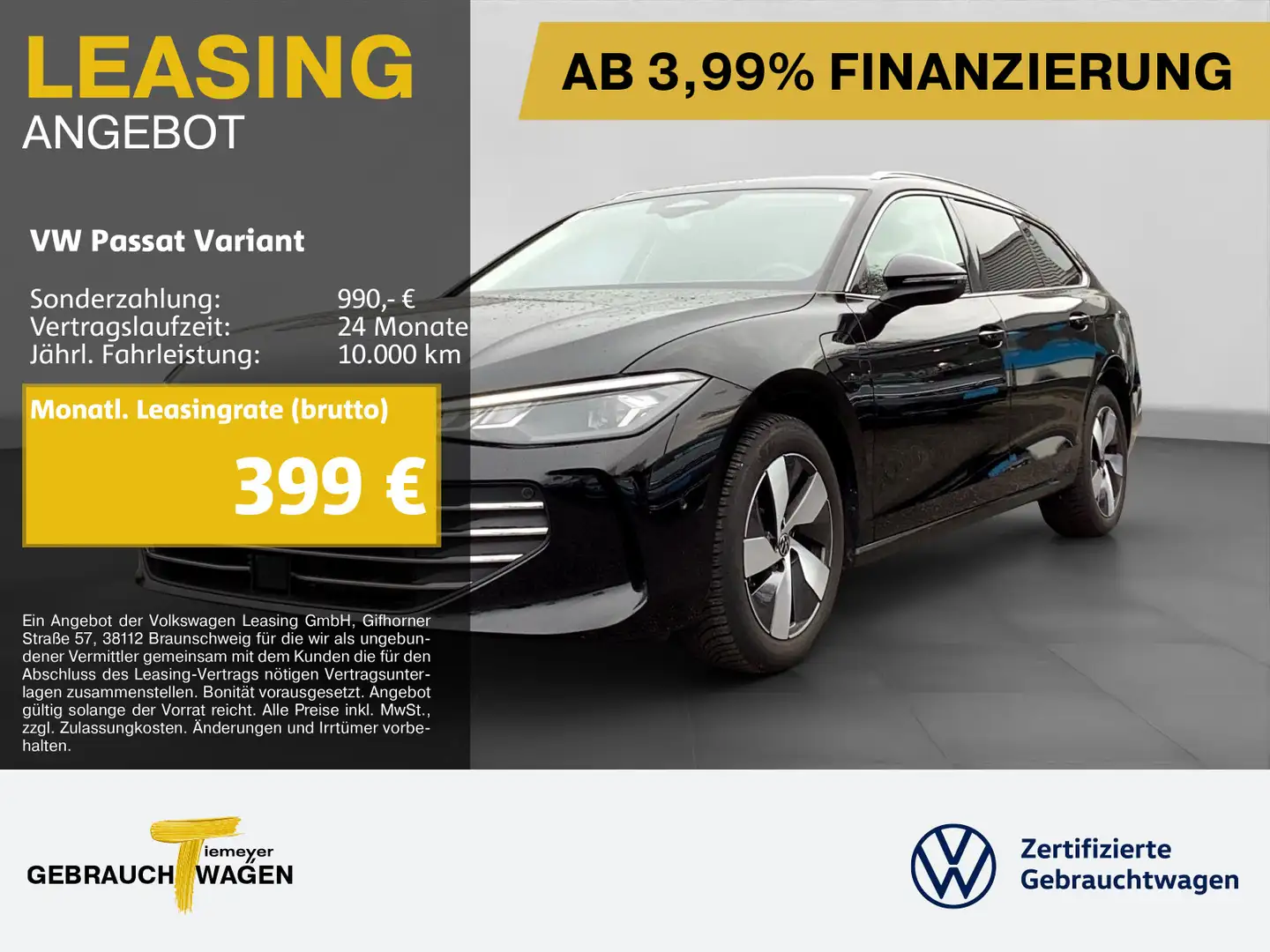 Volkswagen Passat Variant eHybrid BUSINESS HuD AHK LM17 Schwarz - 1