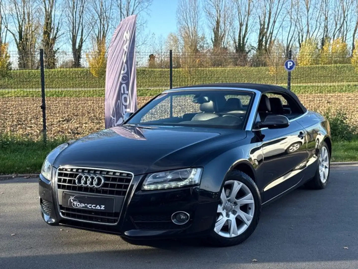 Audi A5 CABRIOLET 1.8 TFSI 160CH AMBITION LUXE * 138.000KM * CUIR * LED * GARANTIE Noir - 2