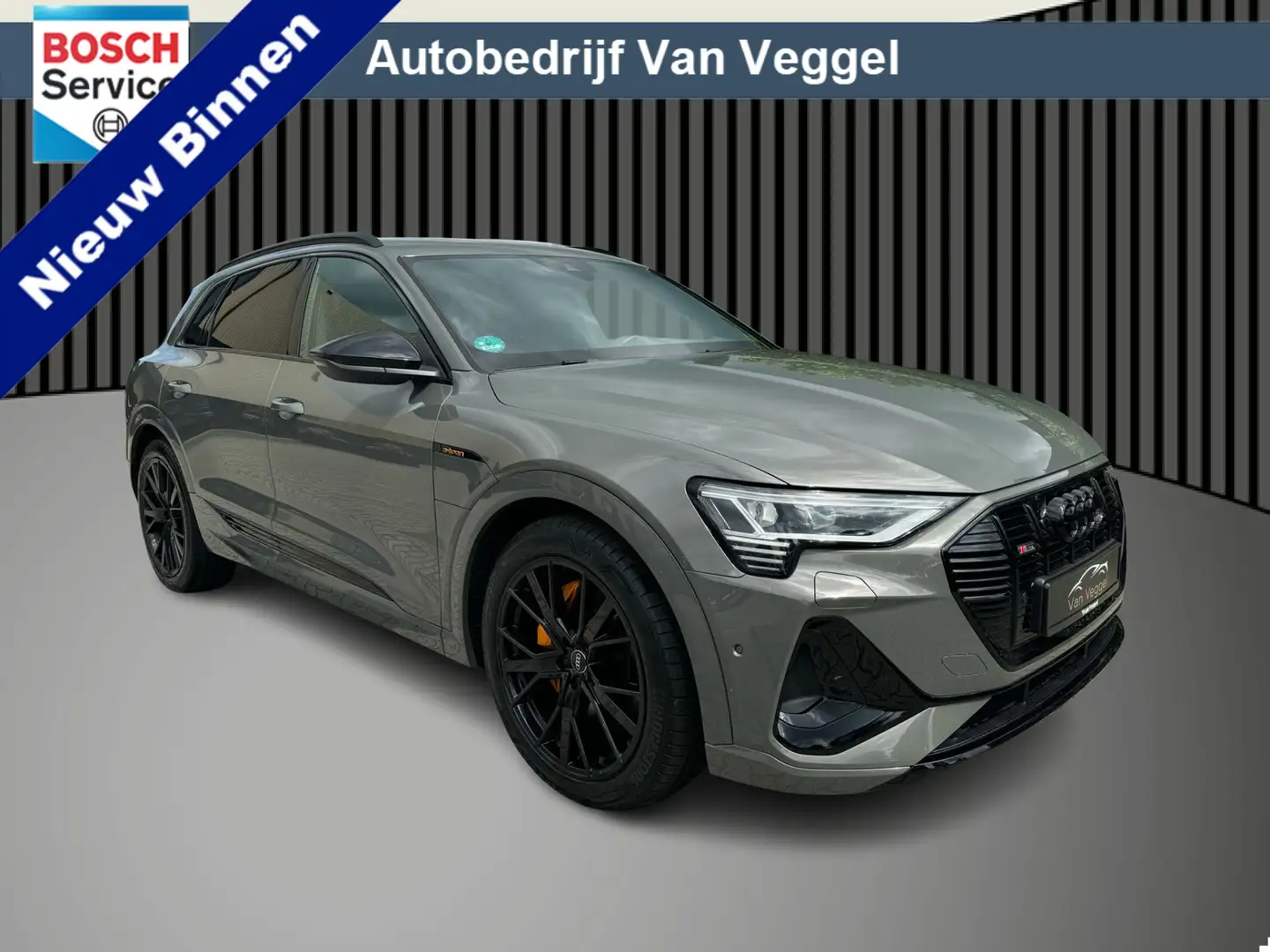 Audi e-tron 50 quattro S edition 71 kWh cruise, clima, virtual Grijs - 1