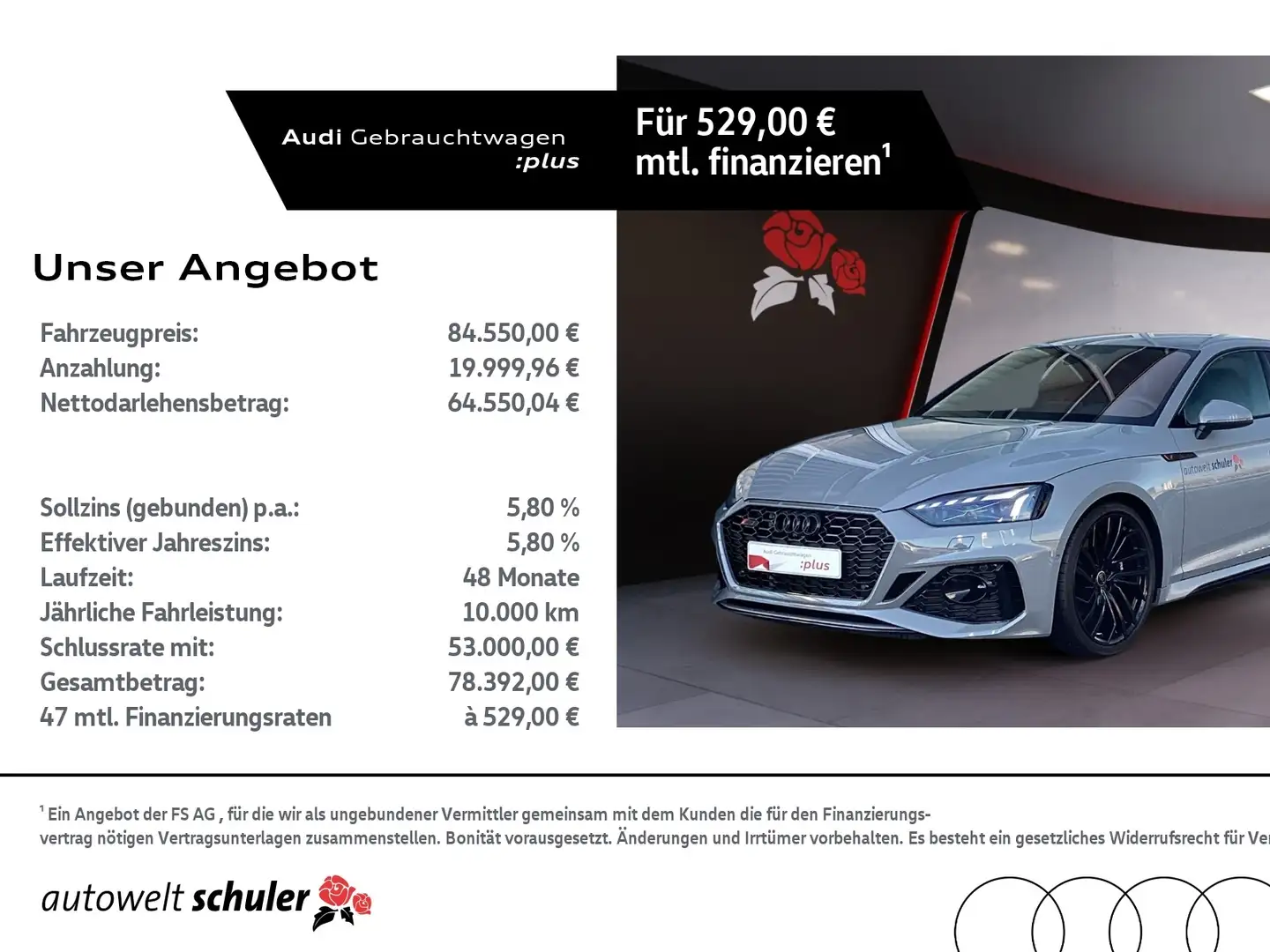 Audi RS5 Sportback 2.9 TFSI quattro HUD Matrix-LED Navi RS Grau - 1