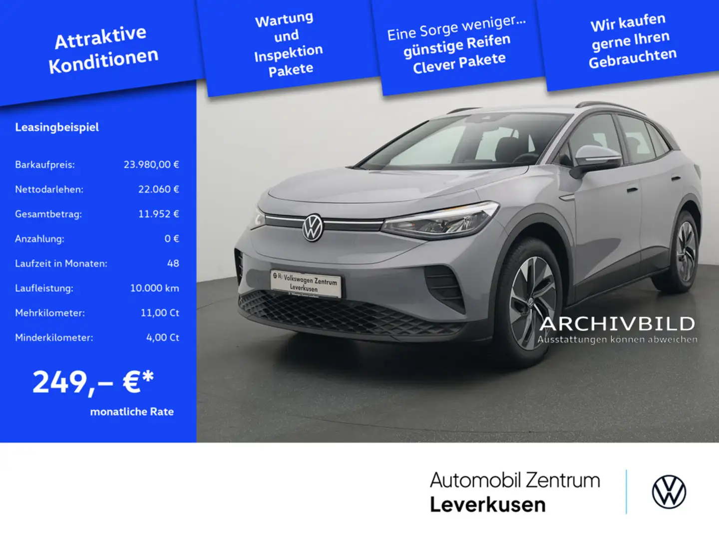 Volkswagen ID.4 LED PDC KLIMA ACC Schwarz - 1