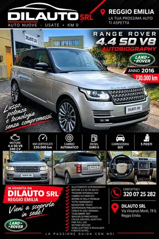 Land Rover Range Rover RANGE  4.4 SDV8 AUTOBIOGRAPHY FINANZIABILE