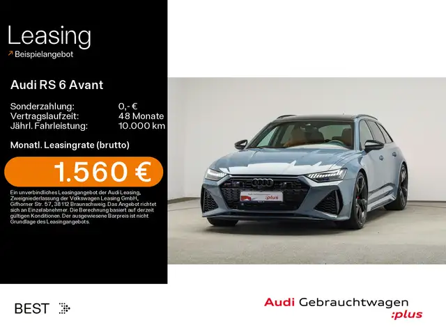 Audi RS6 Dynamik Plus, Keramik, HUD, AHK, Pano