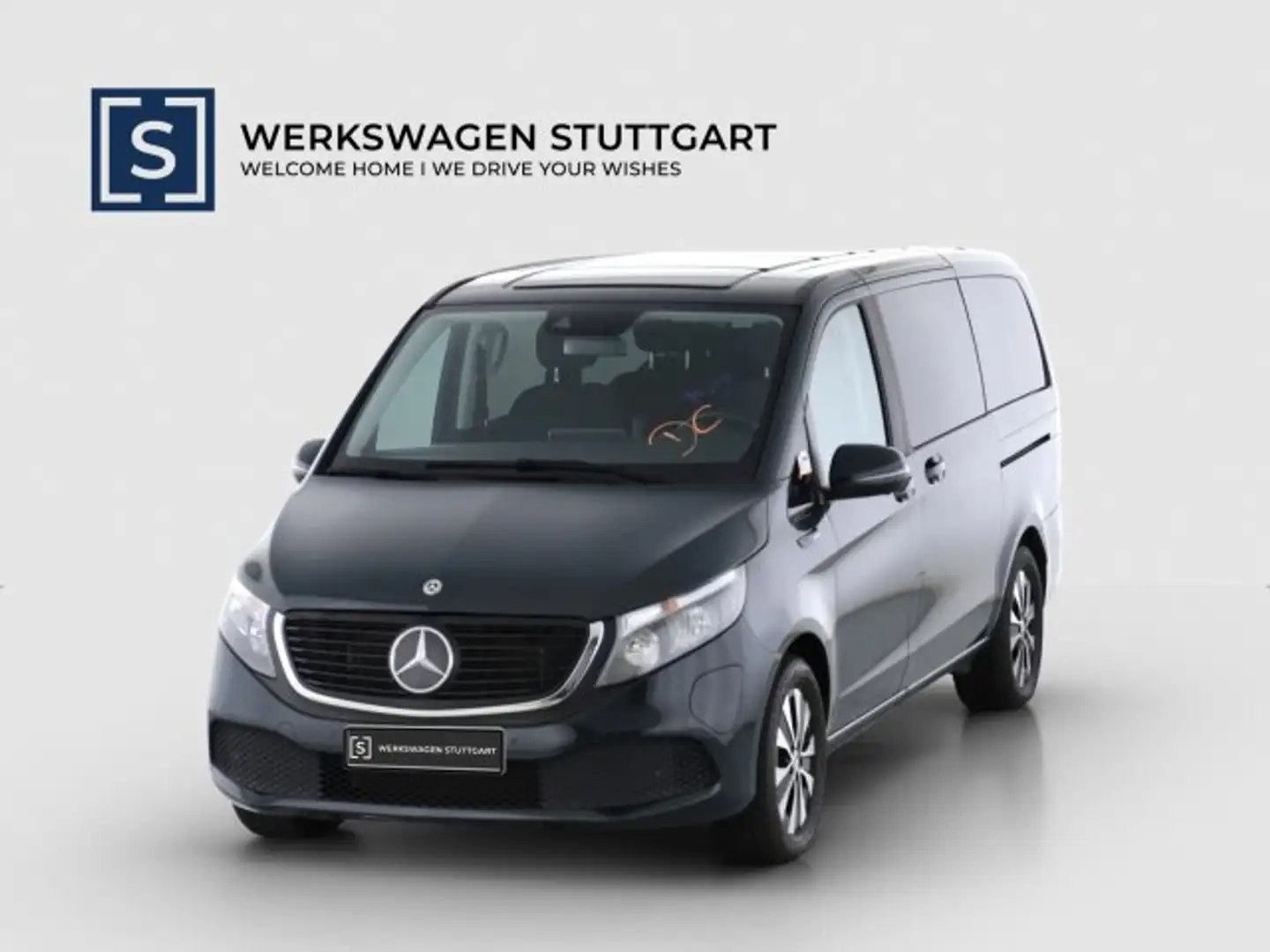 Mercedes-Benz EQV 300 EQV 300 LANG 360 7SITZE EASY PACK PTC SHZ HAGEL Grün - 1