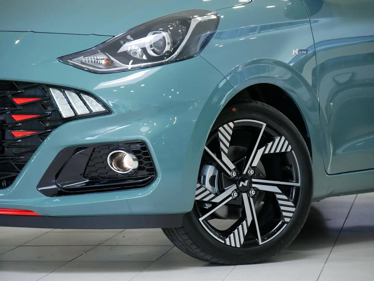 Hyundai i10 1.0 TGDI Facelift 2025 N LINE Navi Kamera Verde - 2