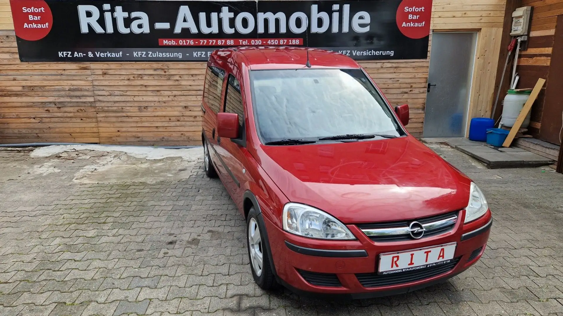 Opel Combo 1.6 CNG Klima, AHK, Tüv Neu Rosso - 1