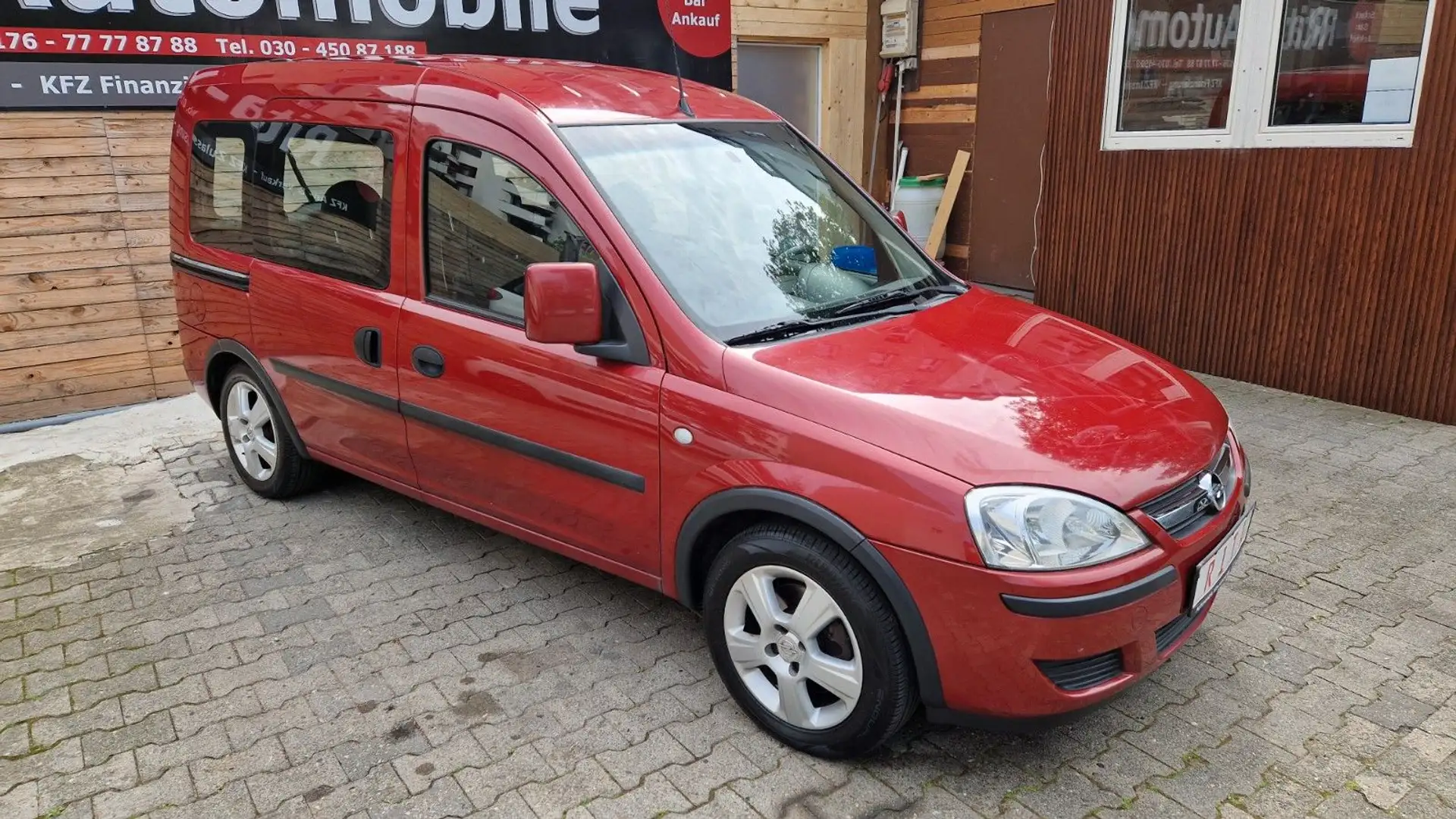 Opel Combo 1.6 CNG Klima, AHK, Tüv Neu Rosso - 2