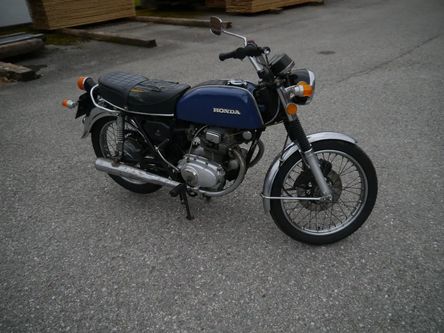 Honda CB 200 Blau - 2