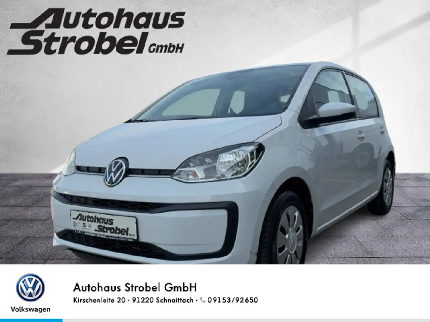 Volkswagen up! 1.0 move up! ab 3,99% Kamera Tempo Klima Blu Weiß - 1