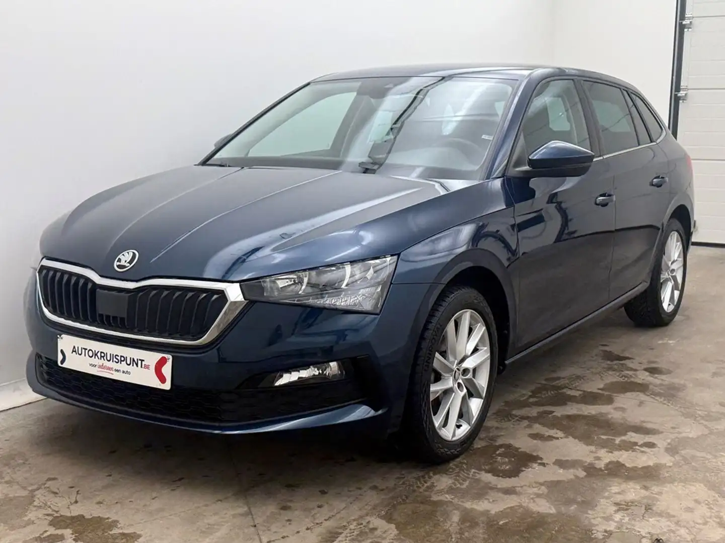 Skoda Scala 1.0TSI Ambition GPS Dig.Airco Verw.Zetels Alu Bleu - 1