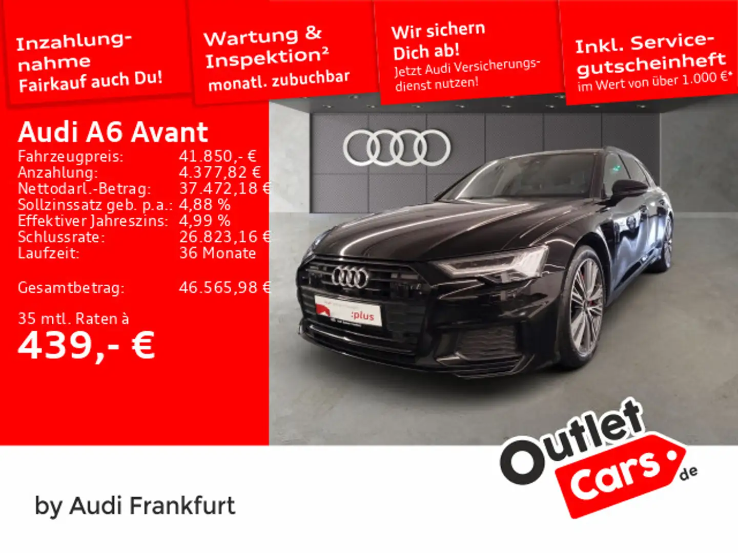 Audi A6 55 TFSI e quattro sport S tronic HD Mat Noir - 1
