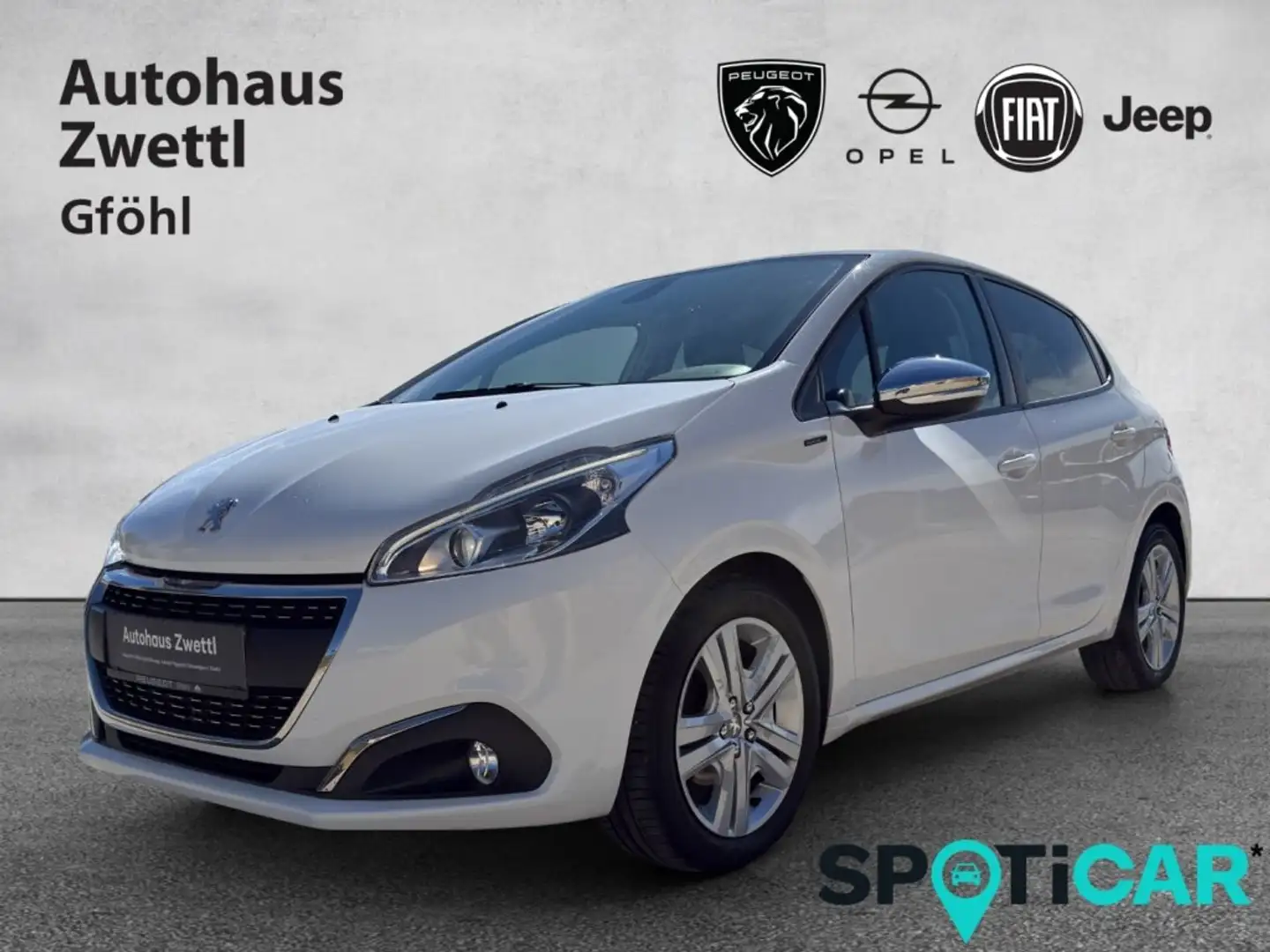 Peugeot 208 Signature 1,5 BlueHDi 100 S&S Weiß - 1