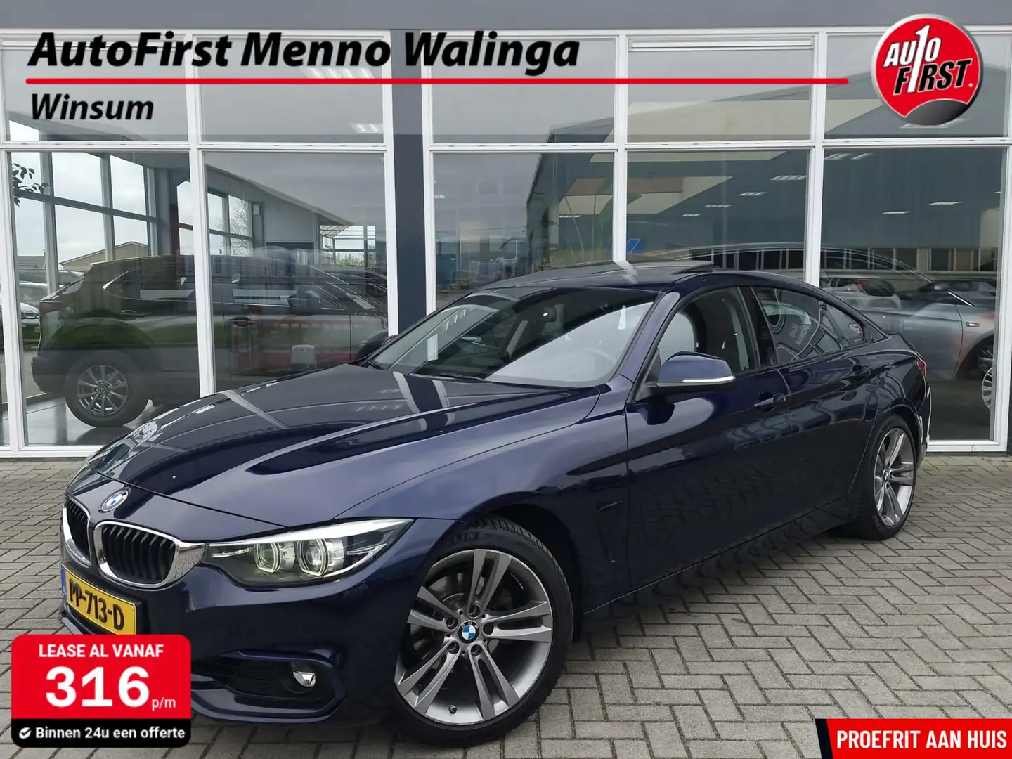 BMW 420 4-serie Gran Coupé 420i Corporate Lease Executive Azul - 1