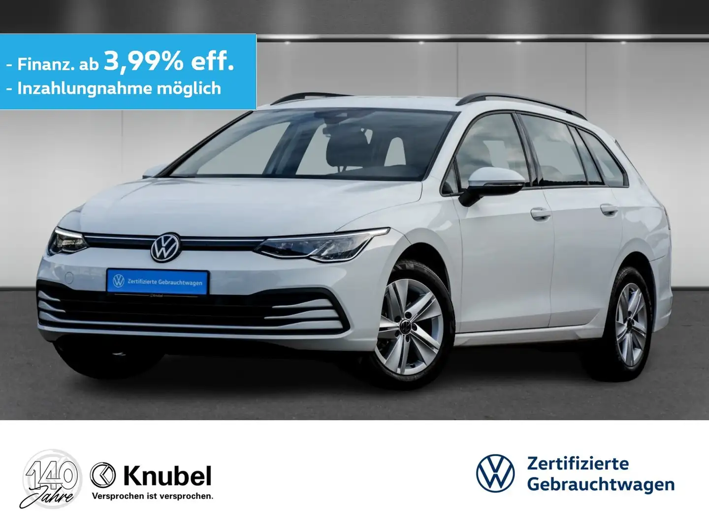 Volkswagen Golf VIII Variant Life 1.5 TSI LED Navi TravelAss. Weiß - 1