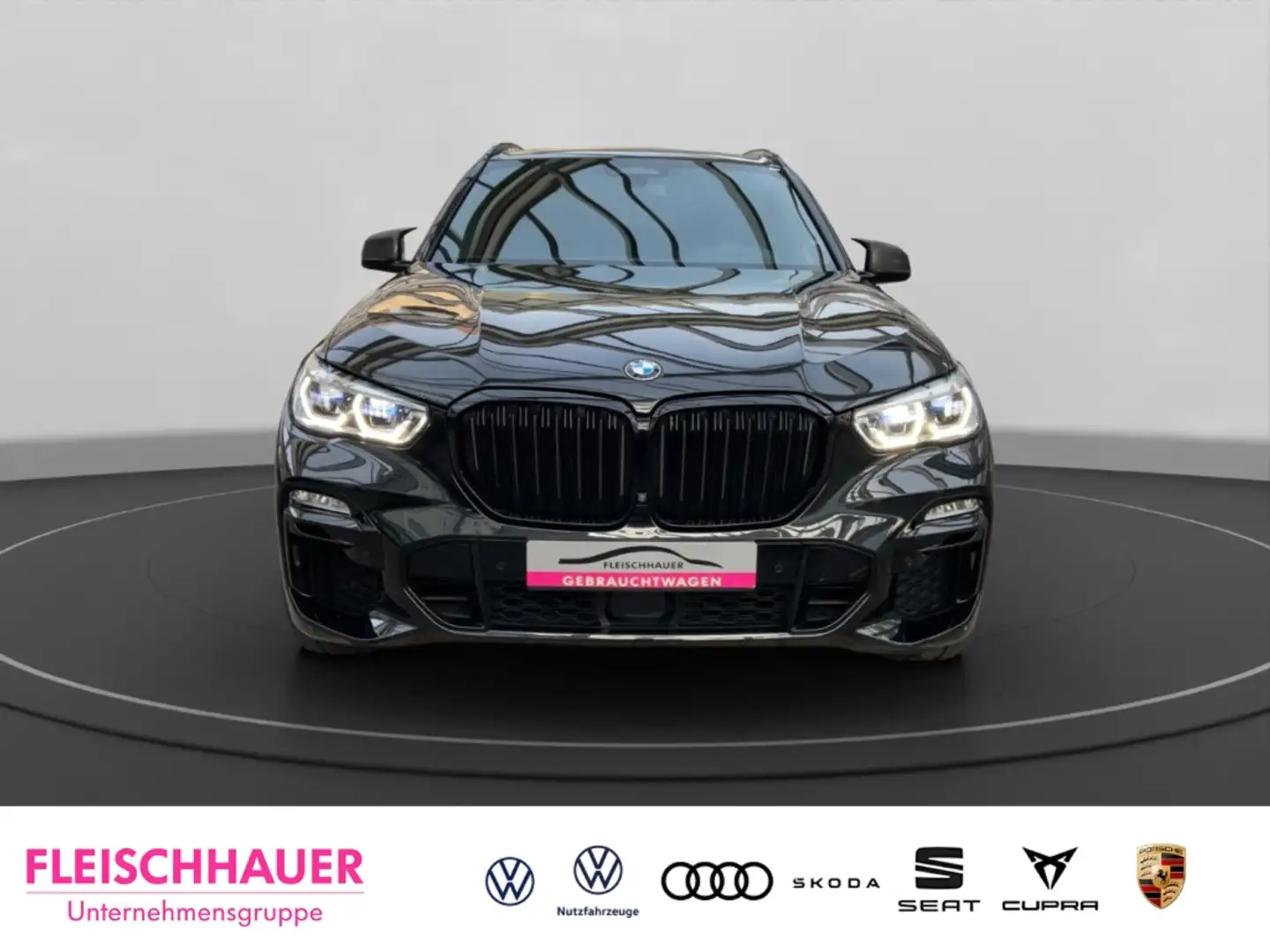 BMW X5 M50 d Sportpaket HUD AD StandHZG AHK-kl.El. Panoda Schwarz - 2