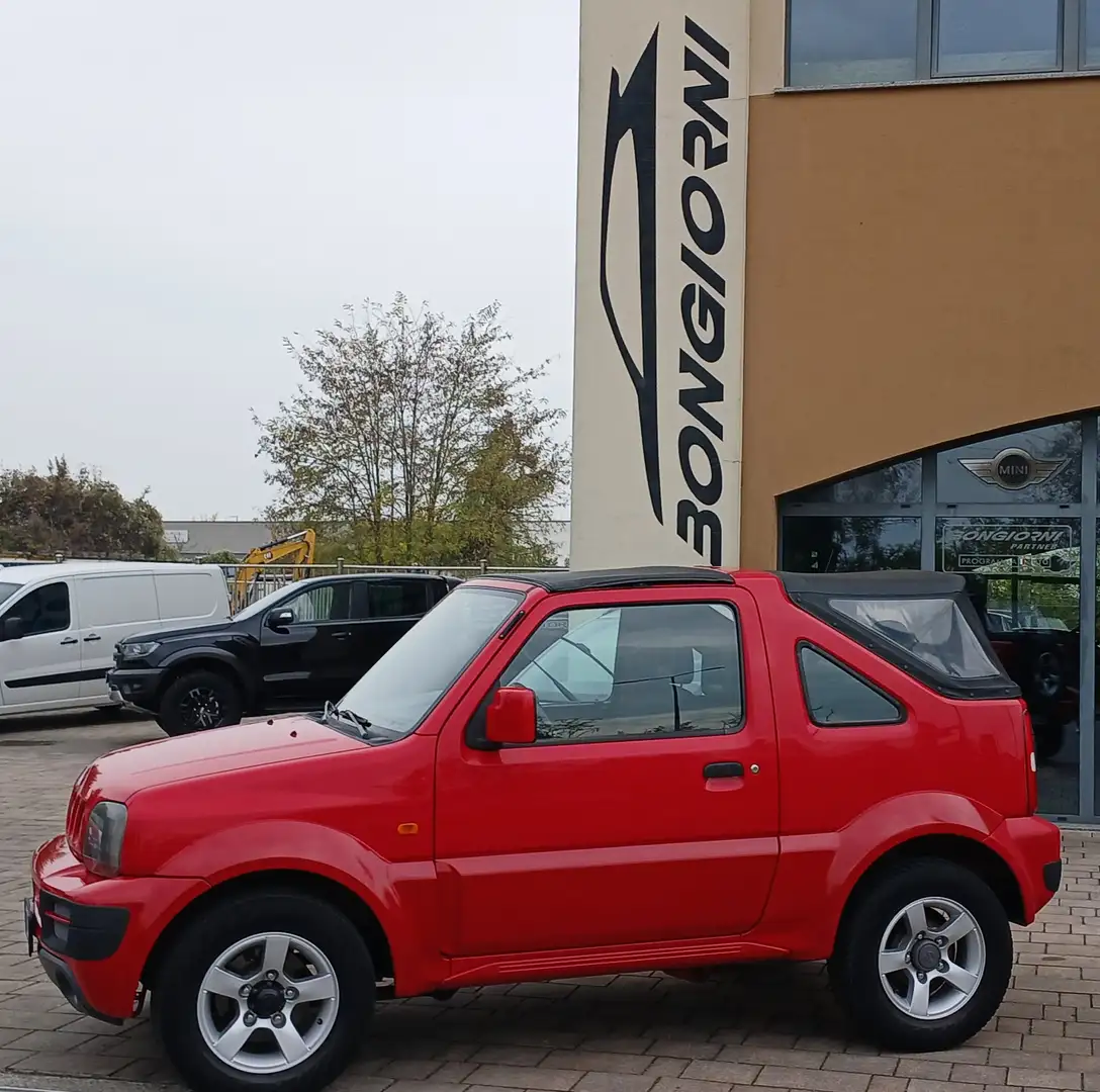 Suzuki Jimny cabrio 1,3 vettura 4 posti clima originale Rosso - 1
