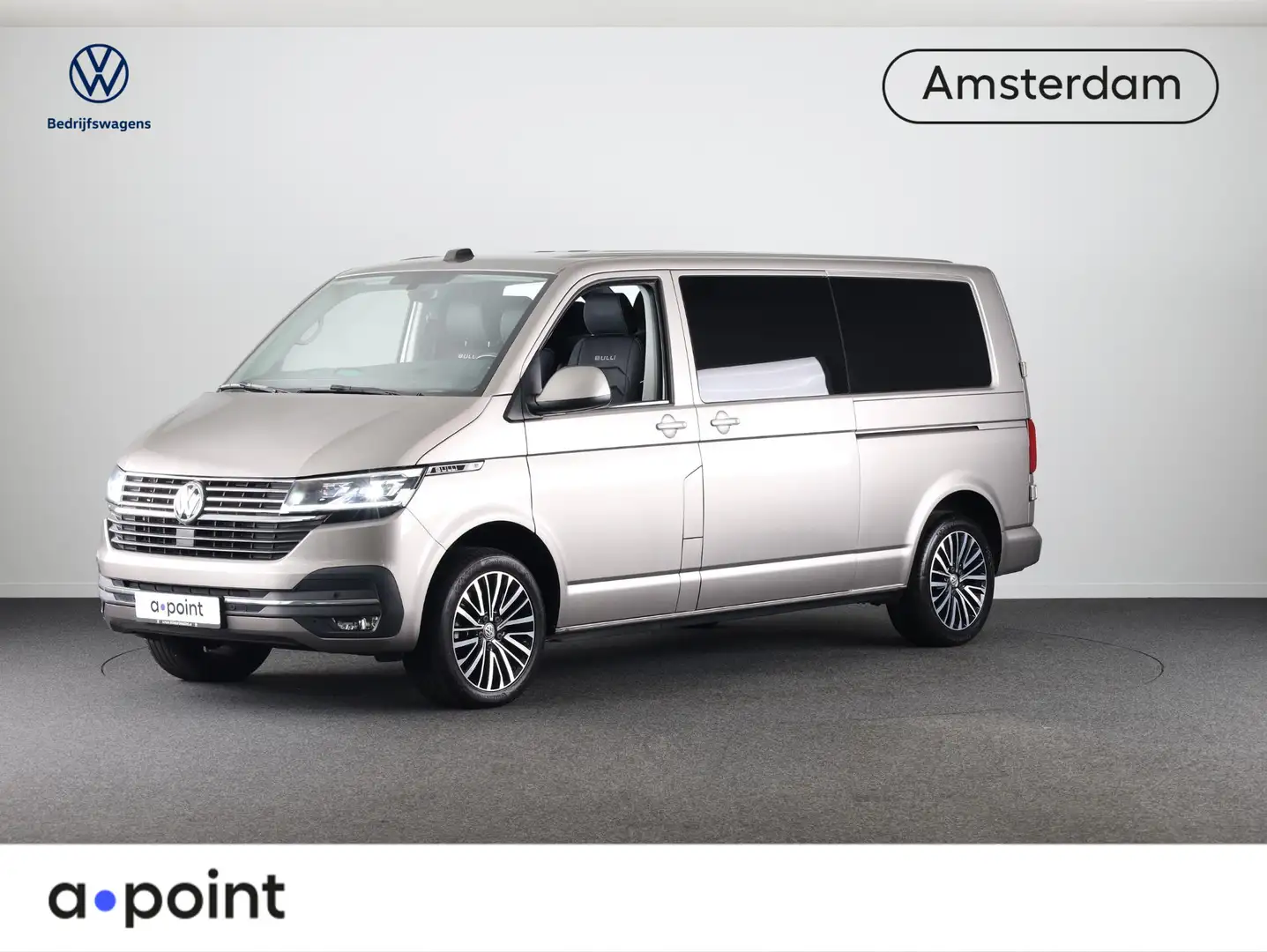 Volkswagen T6.1 Transporter 2.0 TDI L2H1 28 204pk DSG|BULLI|  Navi| Leer| trek Beige - 1