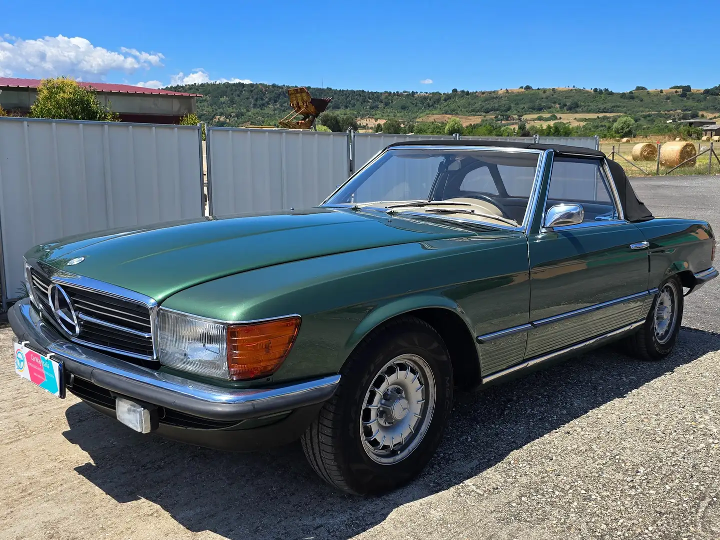 Mercedes-Benz 350 SL, ASI, Perfetta, Restaurata completamente Verde - 1