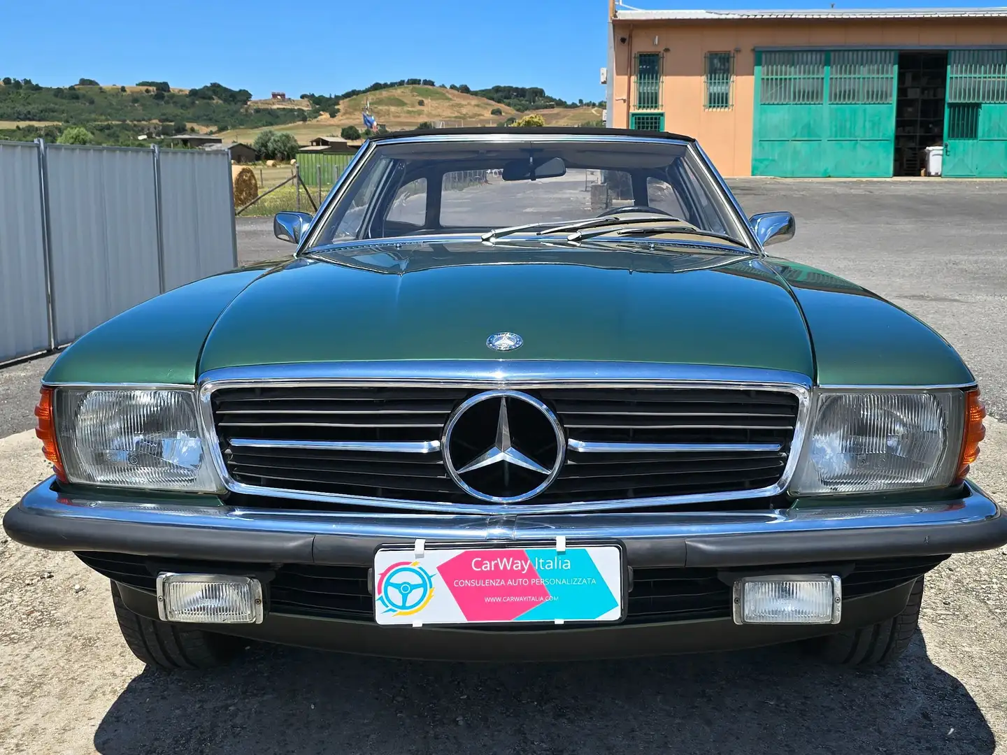 Mercedes-Benz 350 SL, ASI, Perfetta, Restaurata completamente Verde - 2