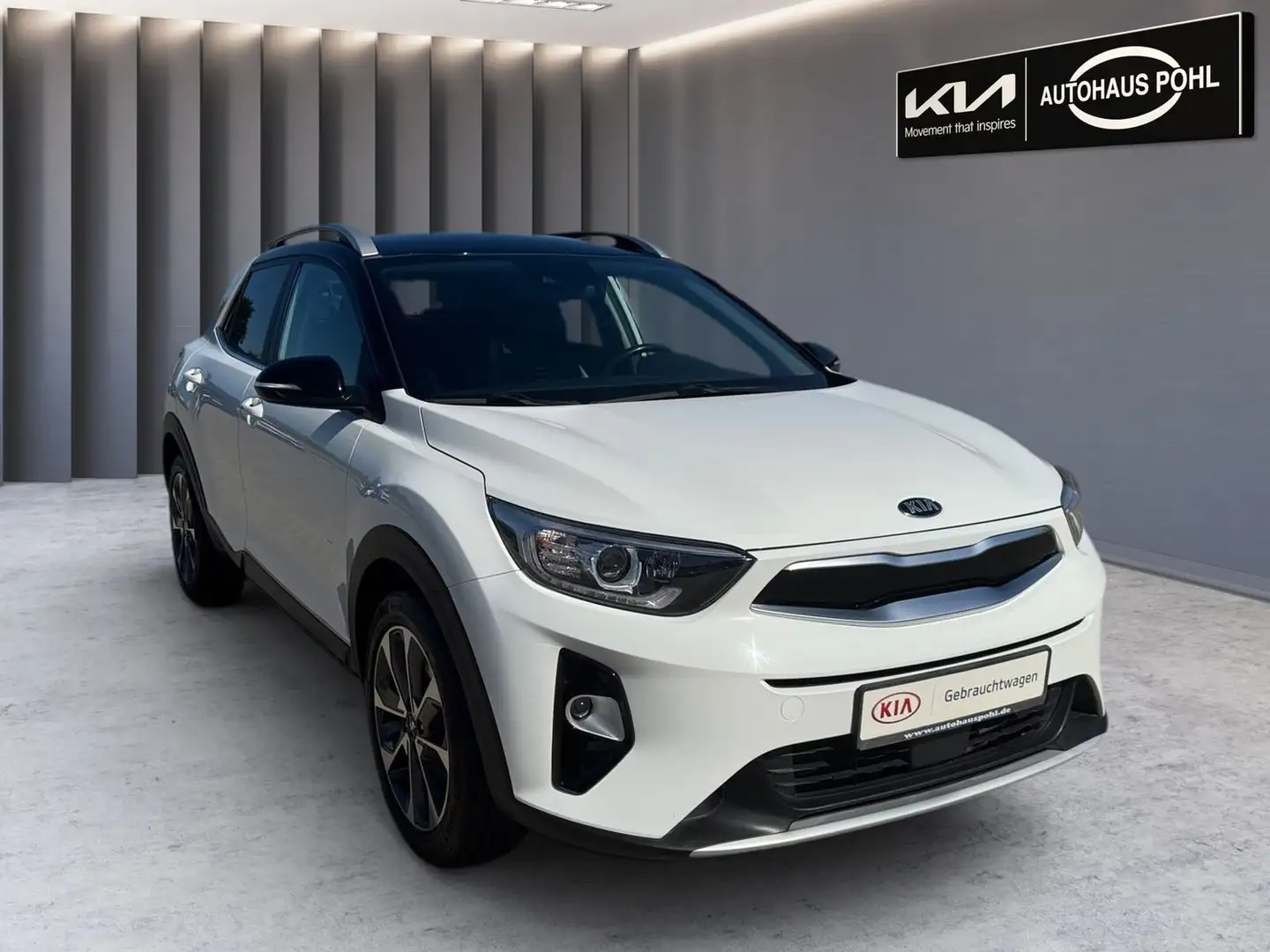 Kia Stonic STONIC 1.0T SPI TECH NAVI GRAU 2 Blanc - 2