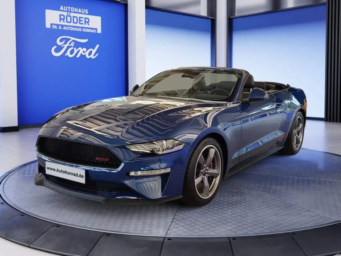 Ford Mustang Convertible 5.0 Ti-VCT V8 Aut. GT Bleu - 1