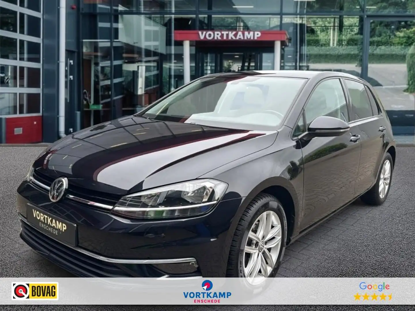 Volkswagen Golf 1.0 TSI DSG COMFORTLINE CARPLAY/ACC/PDC/STOELVERW Zwart - 1