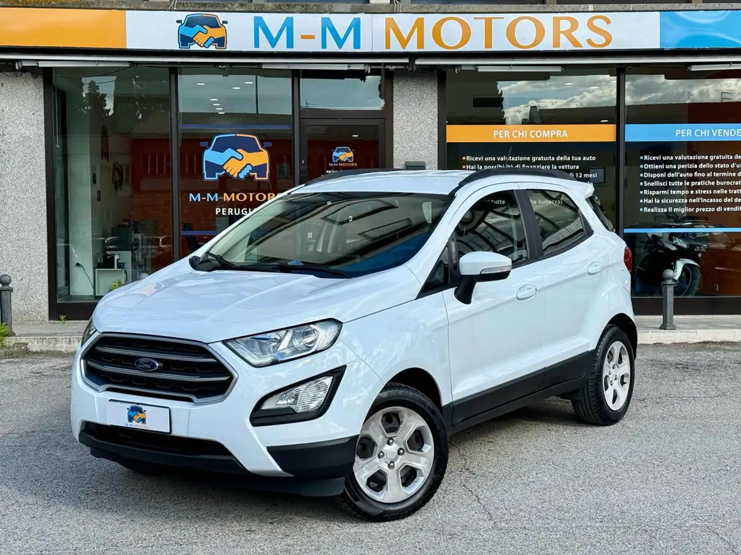 Ford EcoSport 1.0 EcoBoost 100 CV Plus Blanc - 1