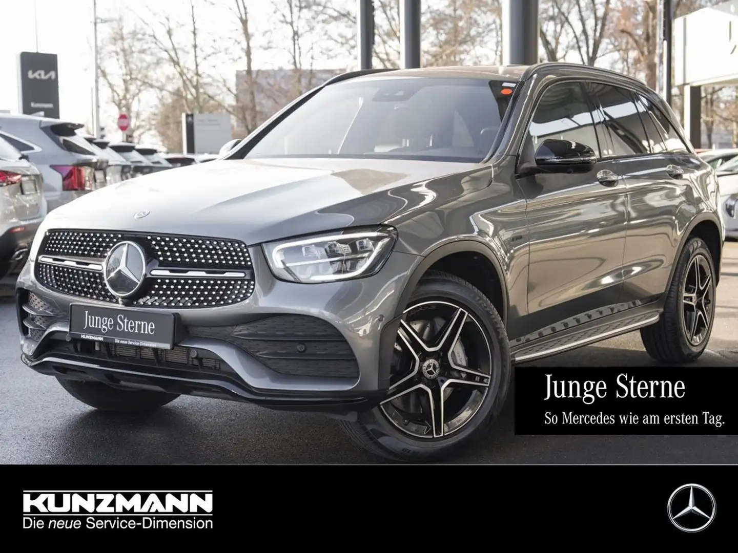 Mercedes-Benz GLC 300 e 4M AMG Night Memory 360° EasyP SpurP Grau - 1