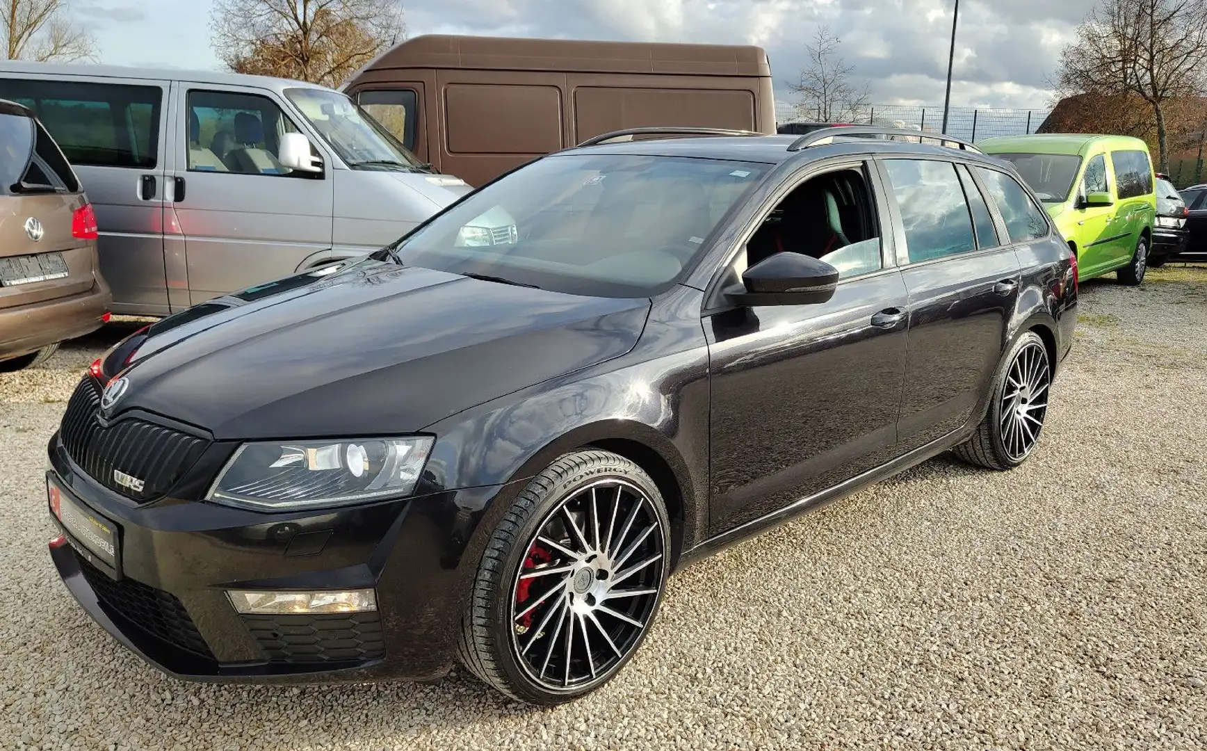 Skoda Octavia Combi RS 2.0 TDI Xenon*Navi*19Zoll*1Hand Schwarz - 2