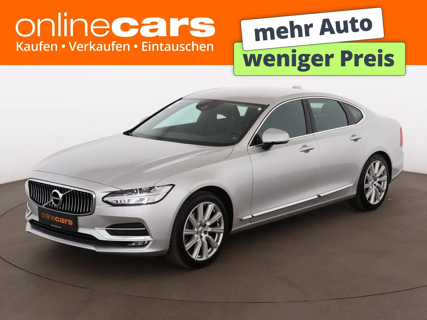 Volvo S90 D3 Inscription Aut LED RADAR LEDER NAVI TEMP Silber - 1