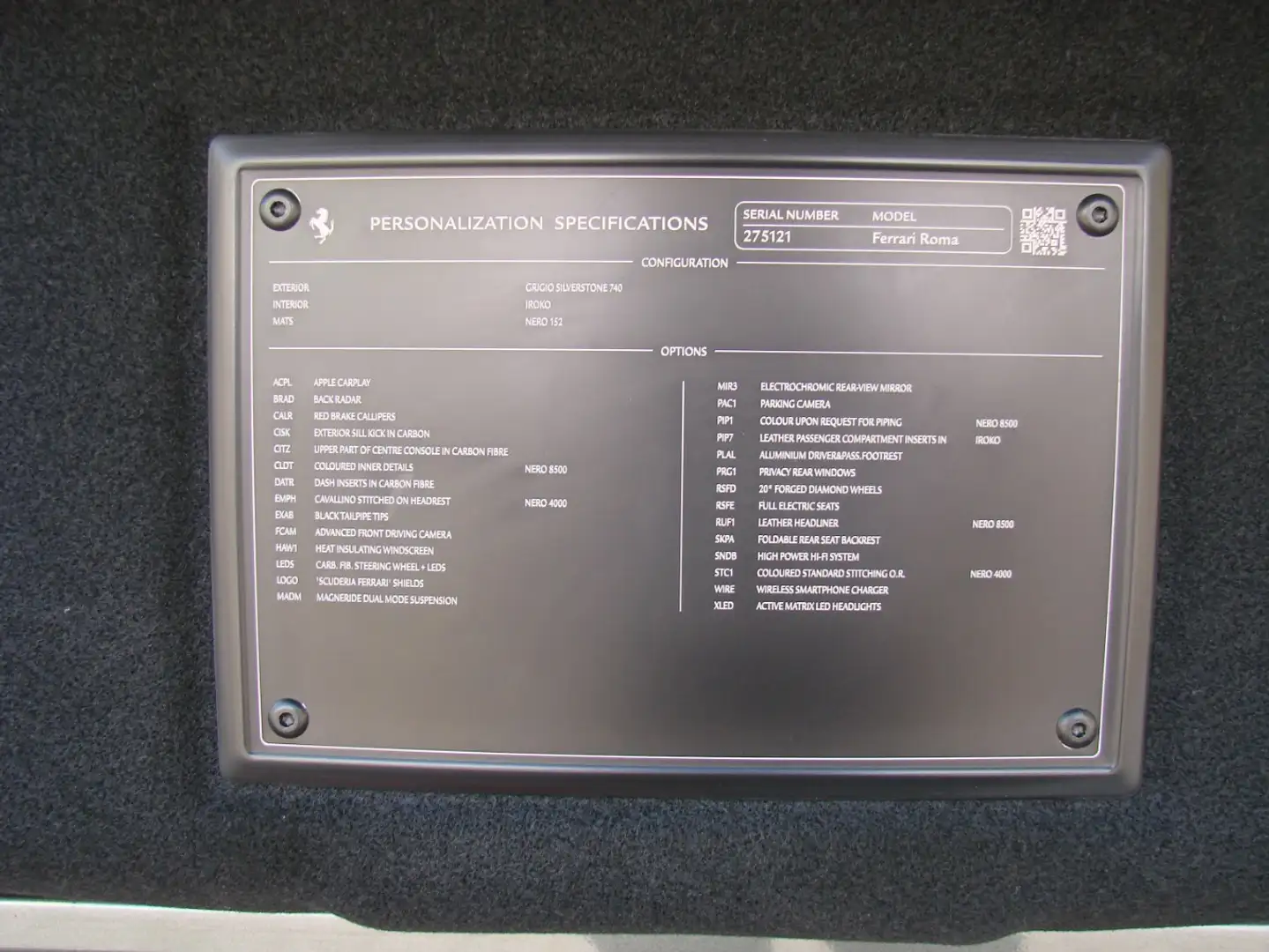 Ferrari Roma Grigio Silverstone Carbon MagneRide LED JBL Grau - 2
