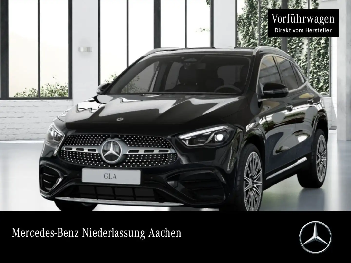 Mercedes-Benz GLA 180 AMG+PANO+360°+AHK+MULTIBEAM+TOTW+KEYLESS Schwarz - 1