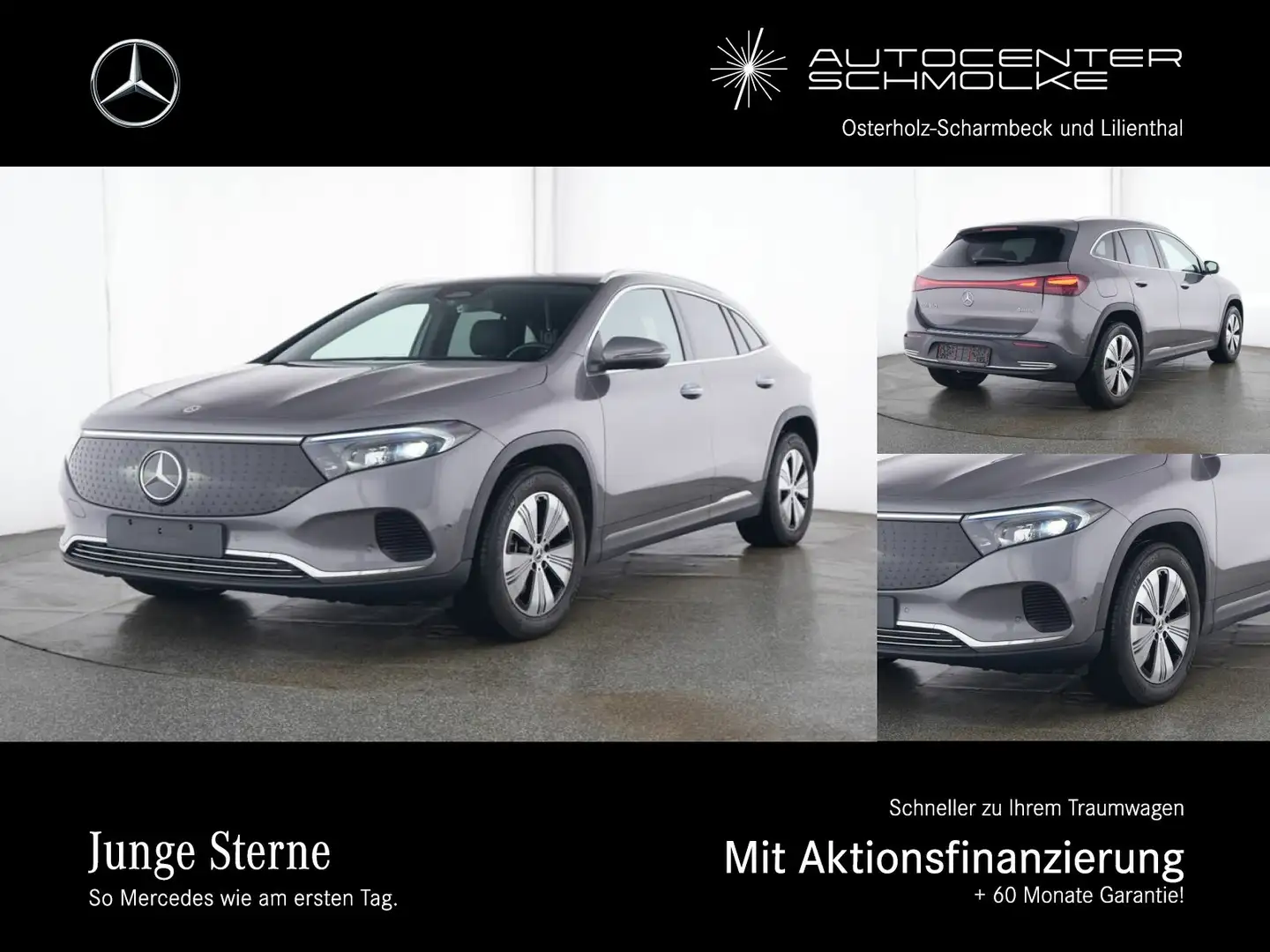 Mercedes-Benz EQA 350 EQA 350 4-M ADVANCED PLUS*AHK*MEMORY*DISTRONIC* Grau - 1