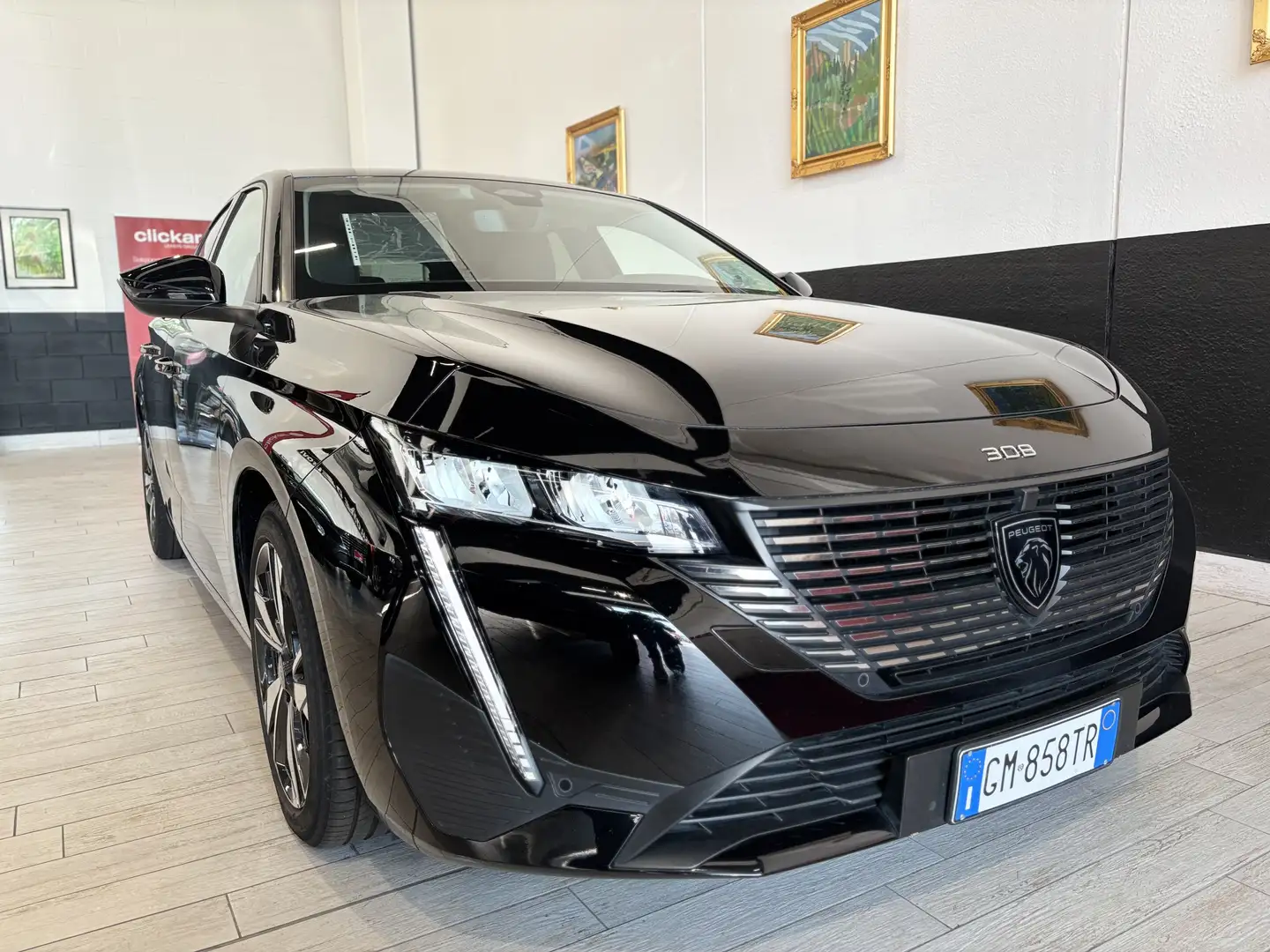 Peugeot 308 *NO OBBLIGO FINANZIAMENTO* ALLURE 1.5 130CV FULL. Noir - 2