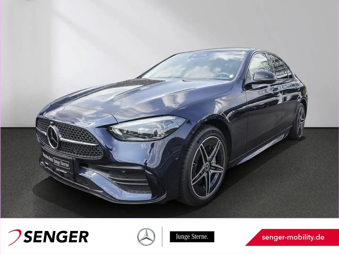 Mercedes-Benz C 300 e AMG Night Distronic Digital-Light Kamera Blu/Azzurro - 1
