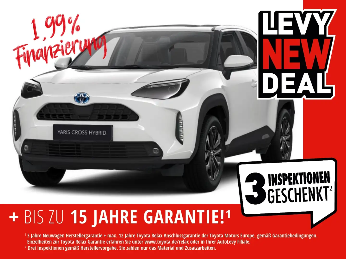 Toyota Yaris Cross Hybrid Teamplayer SummerSpecial1,99% Weiß - 1
