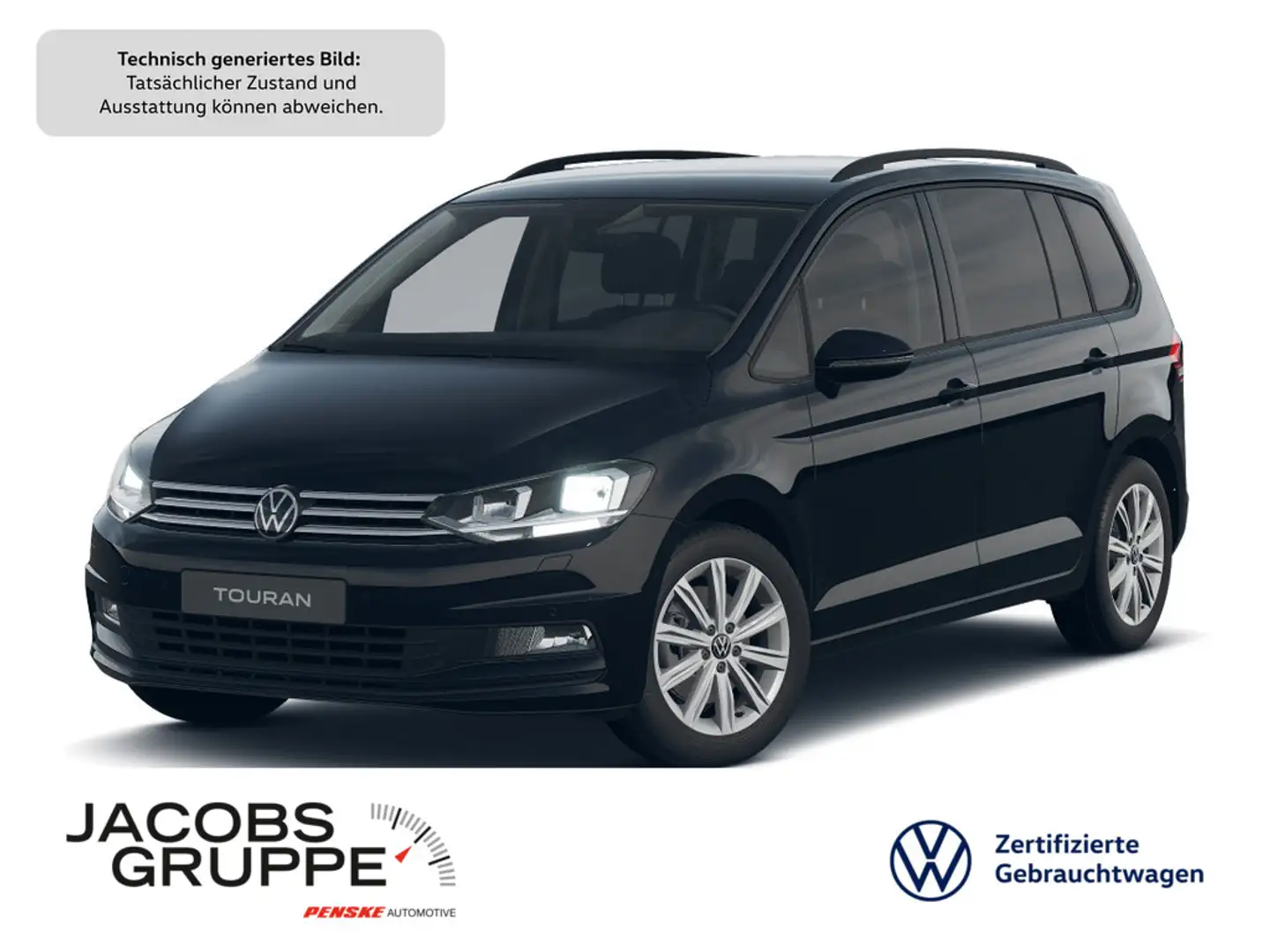 Volkswagen Touran Comfortline 2.0 TDI ACC*StHz*AHK*RFK Schwarz - 1