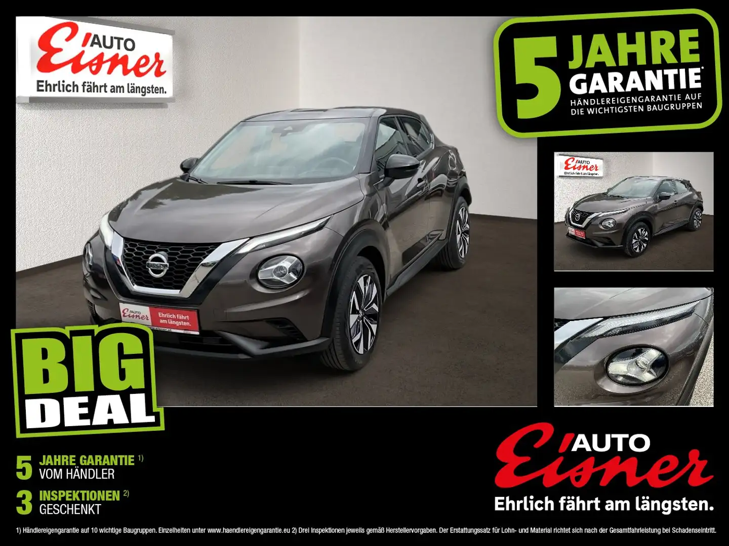 Nissan Juke 1.0 DIG-T Acenta+ DynLicht Facelift Kam. Braun - 1