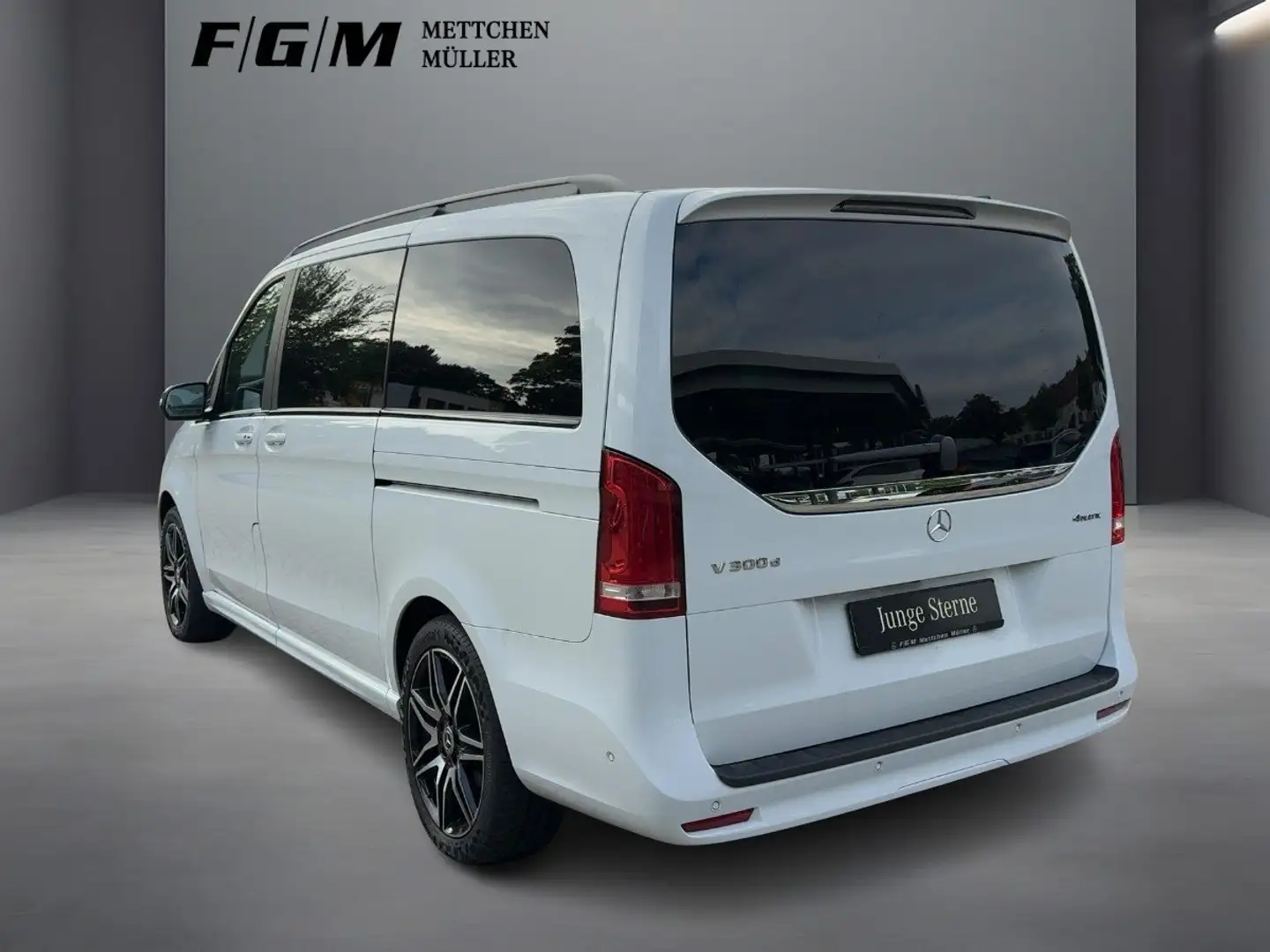 Mercedes-Benz V 300 d 4M lang 360|AHK|Burm|Pano|S-Dach|TWA|SHD Blanc - 2