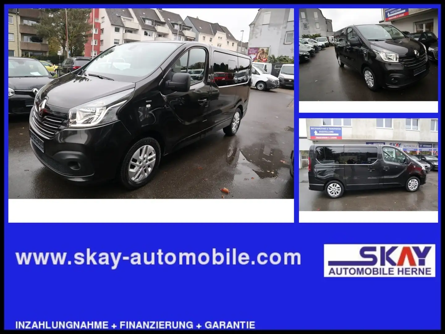 Renault Trafic Space Class 1hd Tempo Navi Scheckheft Schwarz - 1