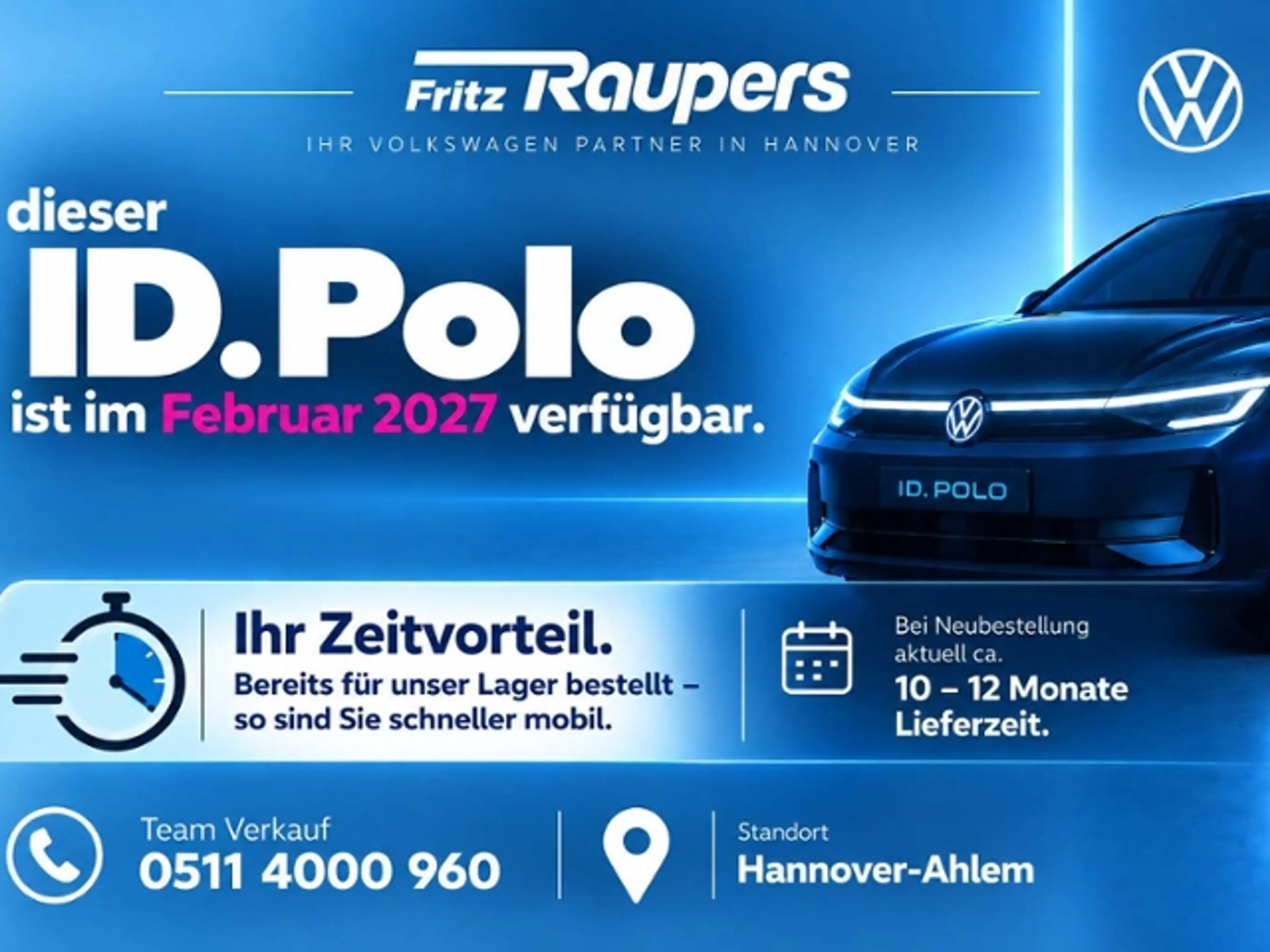 Volkswagen ID. Polo Trend (116 PS) 37 kWh 1-Gang-Automatik — photo 2