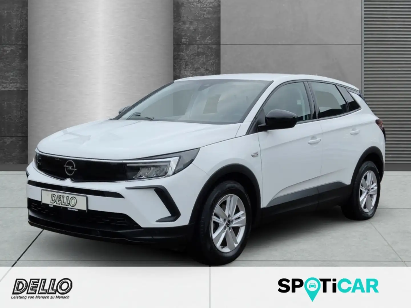 Opel Grandland 1.2 Turbo Anhängerkupplung Ganzjahresreifen Sitz u Weiß - 1