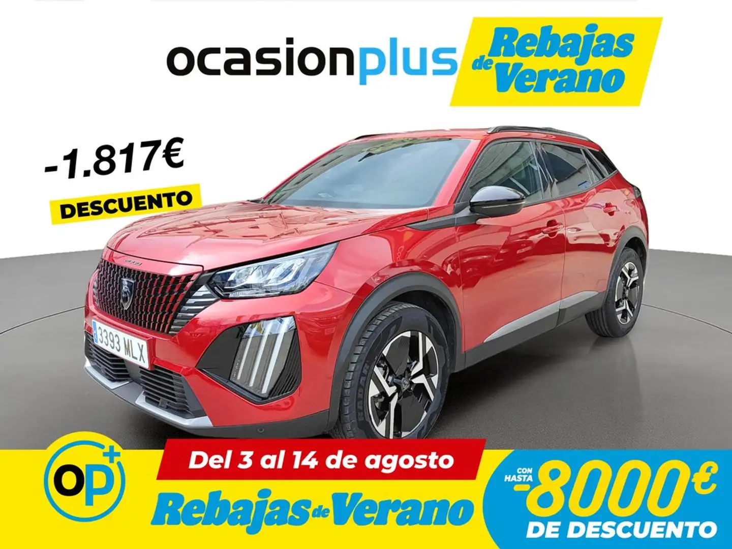 Peugeot 2008 1.2 PureTech S&S Allure EAT8 130 Rojo - 1