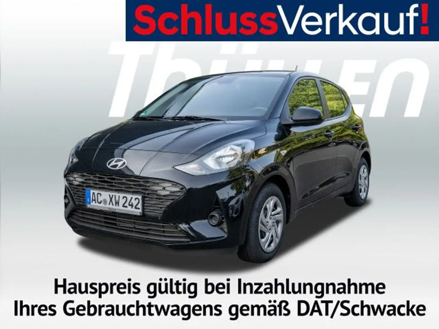 Hyundai i10 1.0 GDi 5-MT Select Bluetooth Navi Klima Noir - 1