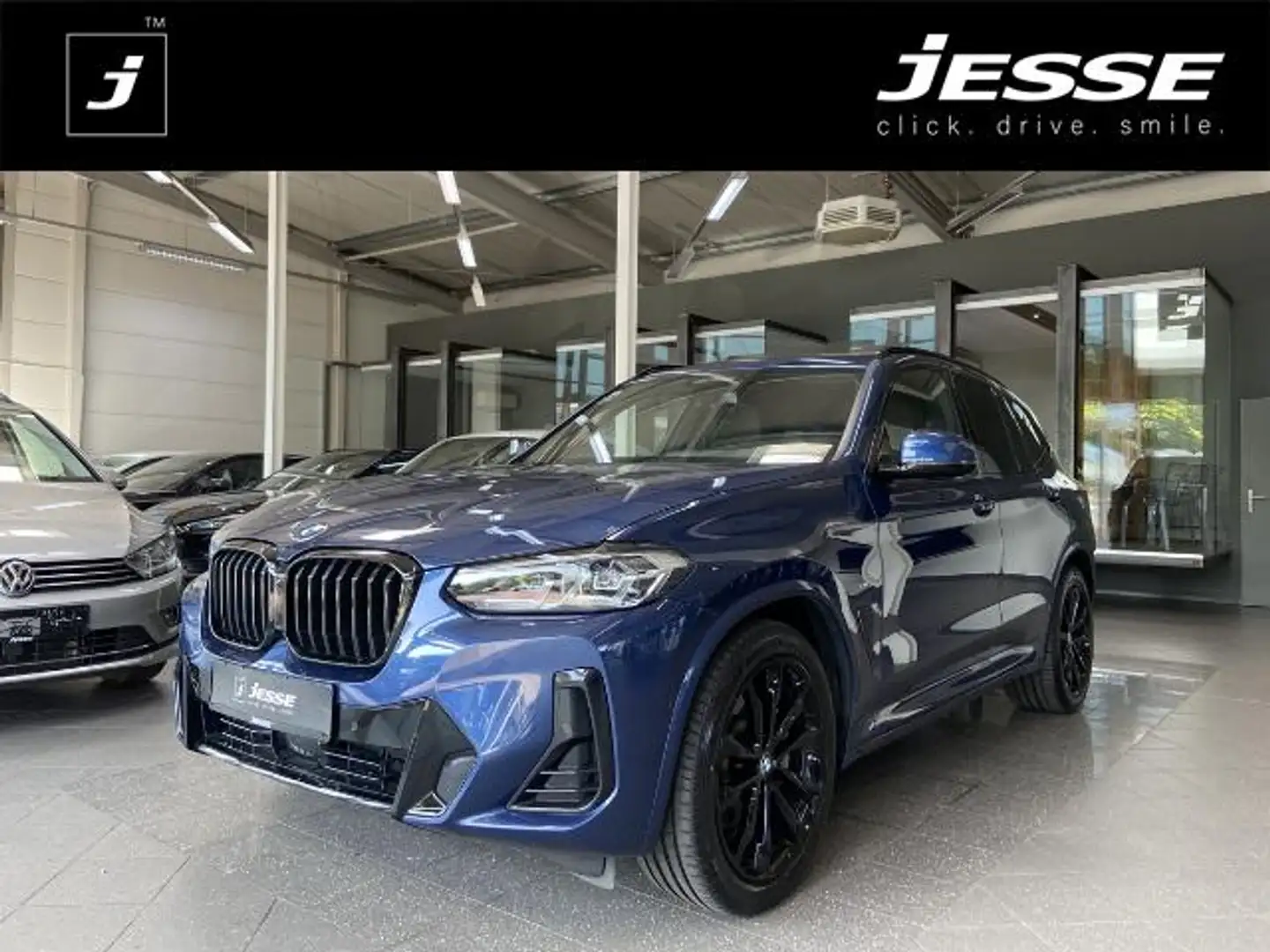 BMW X3 30d xDrive M Sport LED ACC LivePro Bleu - 1