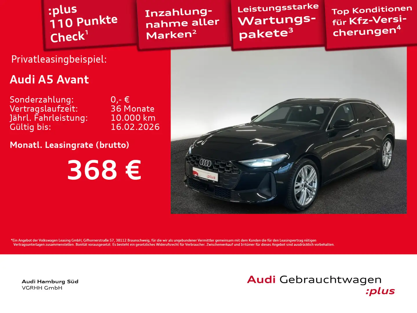 Audi A5 TFSI qu. S tronic NAVI/ACC/KAMERA Schwarz - 1