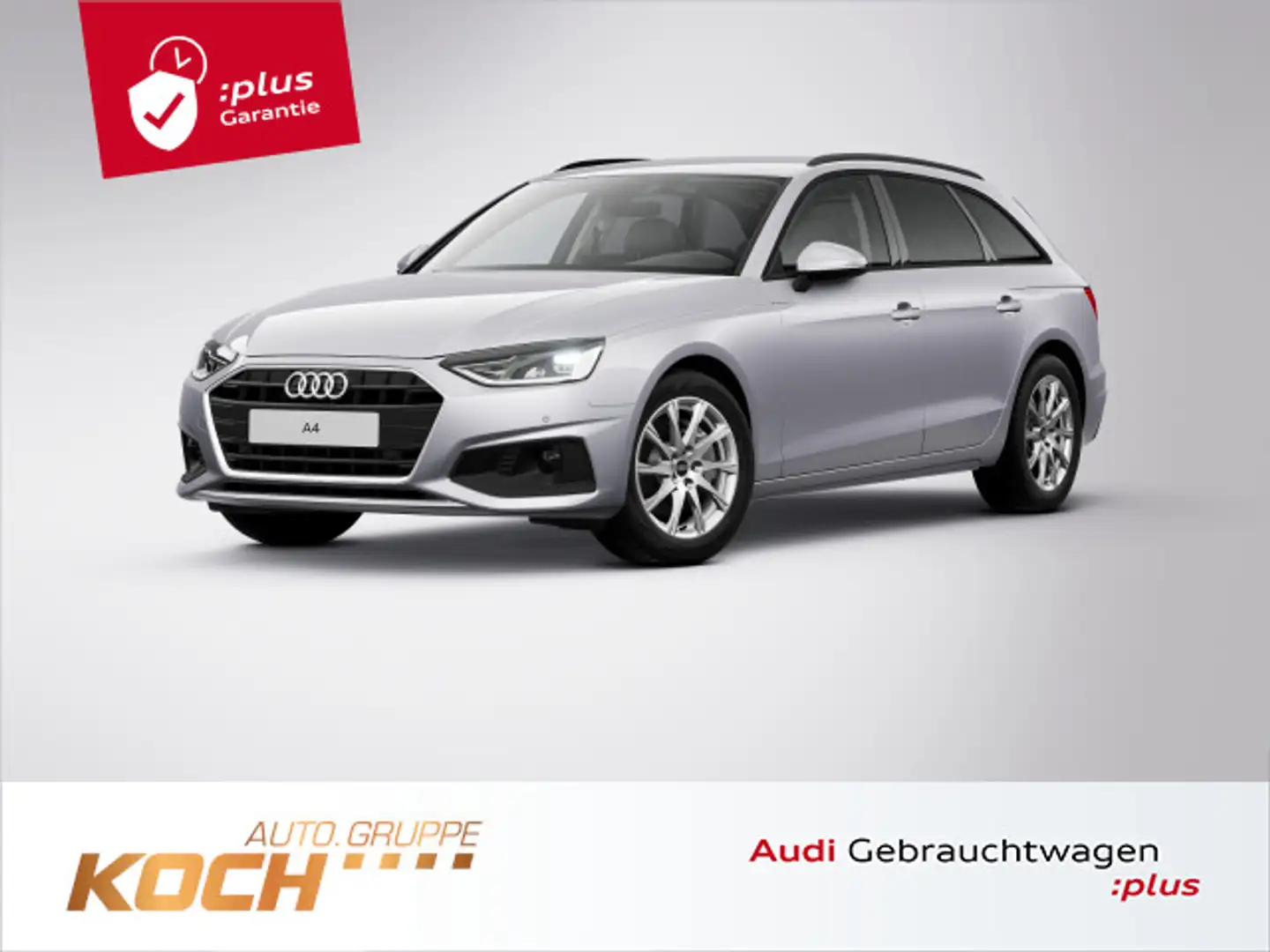 Audi A4 Avant 40 TDI S-Tronic, AHK, ACC, Navi Touch, Silber - 1