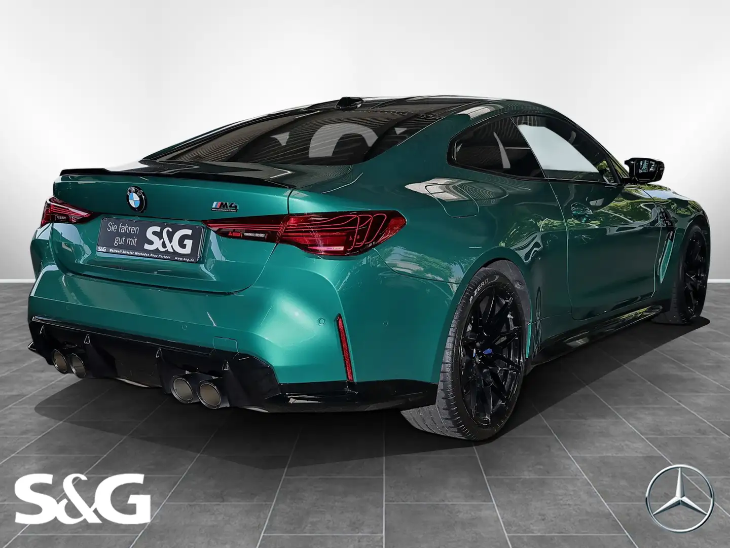 BMW M4 Competition KAMERA+MEMORY+CARPLAY+HIFI Зелёный - 2