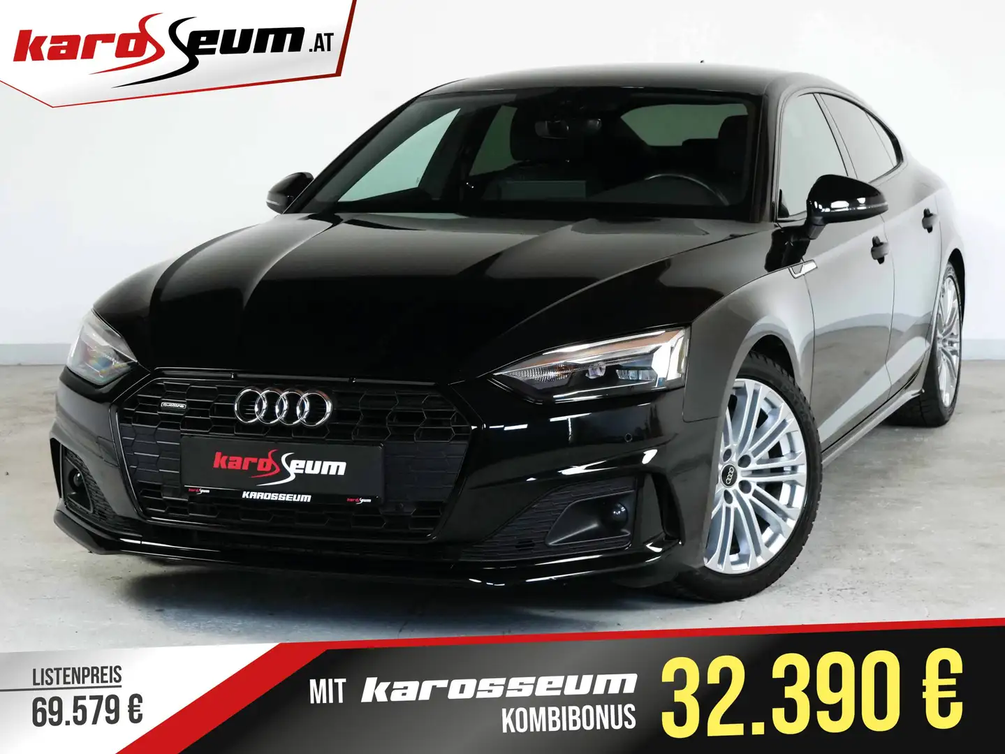Audi A5 SB 40 TDI Advanced Aut. | SPORTLICH | Allrad |Opti Schwarz - 1