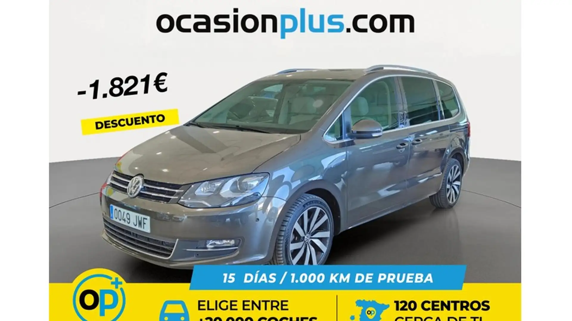 Volkswagen Sharan 2.0TDI Sport DSG 110kW Marrón - 1